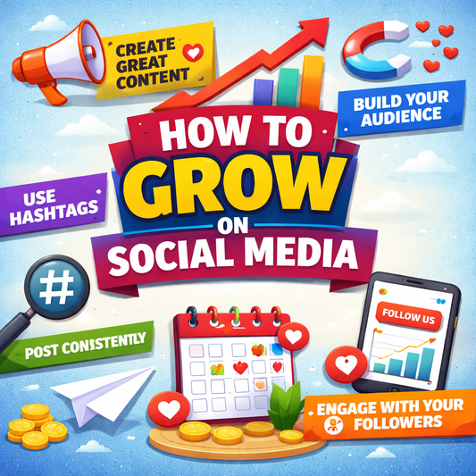 HOW TO GROW ON SOCIAL MEDIA